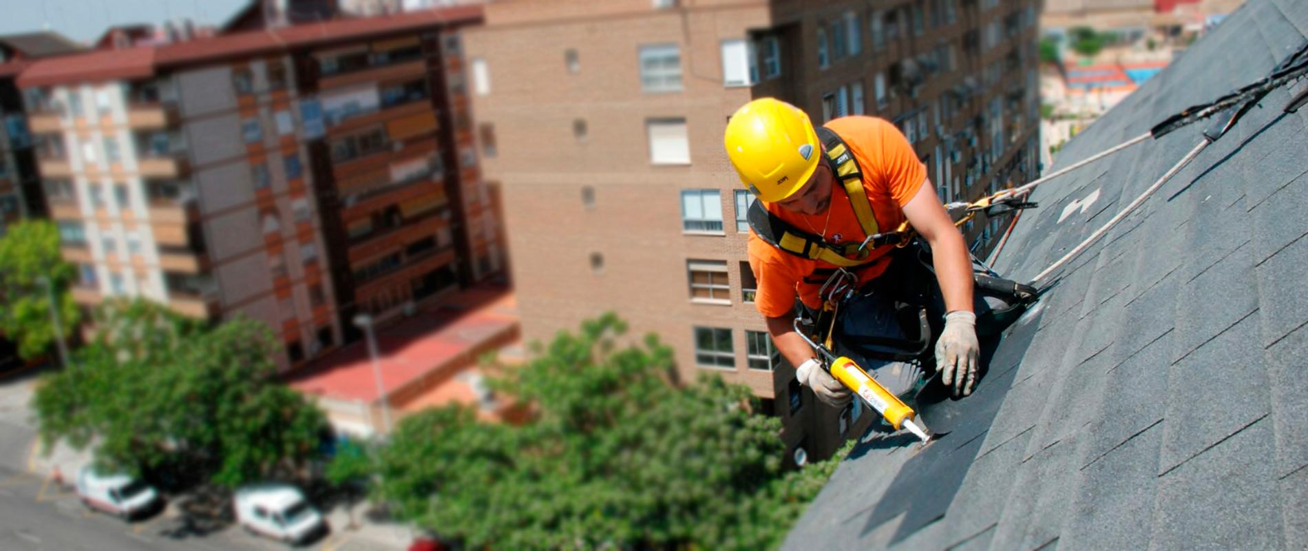 Empresas de trabajos verticales en Barakaldo: la tela asfáltica